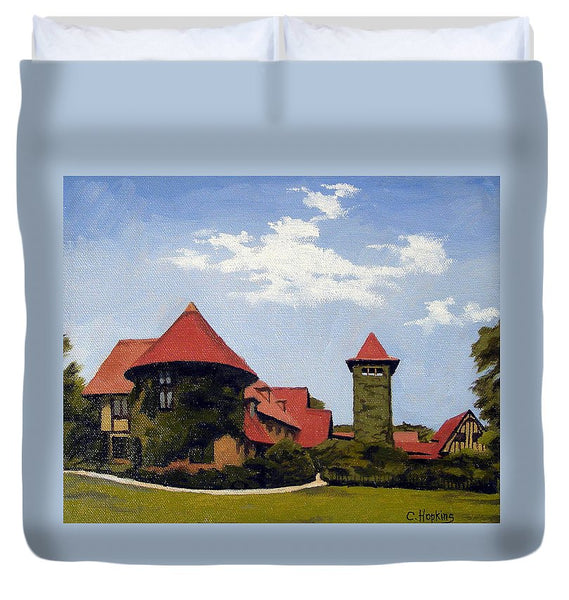 Saint Clements Castle Portland Connecticut - Duvet Cover