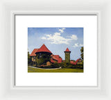 Saint Clements Castle Portland Connecticut - Framed Print