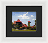 Saint Clements Castle Portland Connecticut - Framed Print