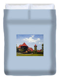 Saint Clements Castle Portland Connecticut - Duvet Cover