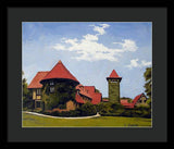 Saint Clements Castle Portland Connecticut - Framed Print