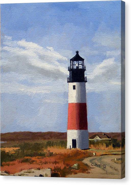 Sankaty Head Lighthouse Nantucket Massachusetts - Canvas Print