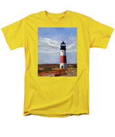 Sankaty Head Lighthouse Nantucket Massachusetts - Men's T-Shirt  (Regular Fit)