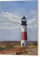 Sankaty Head Lighthouse Nantucket Massachusetts - Wood Print