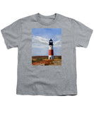 Sankaty Head Lighthouse Nantucket Massachusetts - Youth T-Shirt