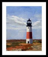 Sankaty Head Lighthouse Nantucket Massachusetts - Framed Print