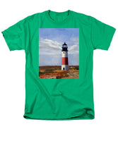 Sankaty Head Lighthouse Nantucket Massachusetts - Men's T-Shirt  (Regular Fit)