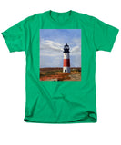 Sankaty Head Lighthouse Nantucket Massachusetts - Men's T-Shirt  (Regular Fit)