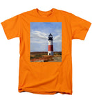 Sankaty Head Lighthouse Nantucket Massachusetts - Men's T-Shirt  (Regular Fit)