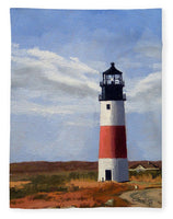 Sankaty Head Lighthouse Nantucket Massachusetts - Blanket