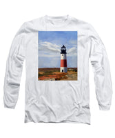 Sankaty Head Lighthouse Nantucket Massachusetts - Long Sleeve T-Shirt