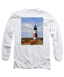 Sankaty Head Lighthouse Nantucket Massachusetts - Long Sleeve T-Shirt