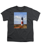 Sankaty Head Lighthouse Nantucket Massachusetts - Youth T-Shirt