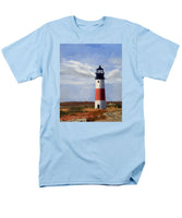 Sankaty Head Lighthouse Nantucket Massachusetts - Men's T-Shirt  (Regular Fit)