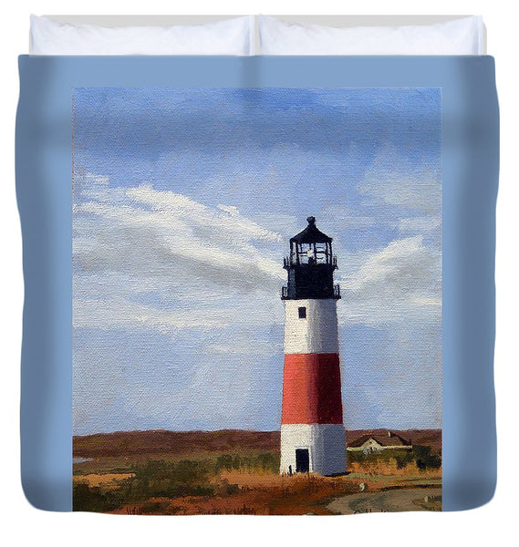 Sankaty Head Lighthouse Nantucket Massachusetts - Duvet Cover