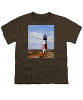 Sankaty Head Lighthouse Nantucket Massachusetts - Youth T-Shirt