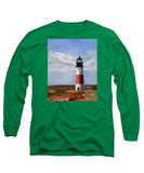 Sankaty Head Lighthouse Nantucket Massachusetts - Long Sleeve T-Shirt