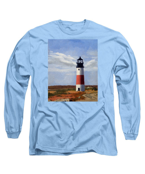 Sankaty Head Lighthouse Nantucket Massachusetts - Long Sleeve T-Shirt