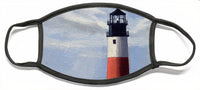 Sankaty Head Lighthouse Nantucket Massachusetts - Face Mask