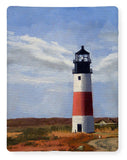 Sankaty Head Lighthouse Nantucket Massachusetts - Blanket