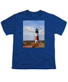 Sankaty Head Lighthouse Nantucket Massachusetts - Youth T-Shirt