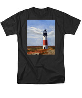 Sankaty Head Lighthouse Nantucket Massachusetts - Men's T-Shirt  (Regular Fit)