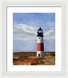 Sankaty Head Lighthouse Nantucket Massachusetts - Framed Print