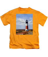 Sankaty Head Lighthouse Nantucket Massachusetts - Kids T-Shirt