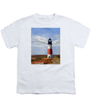 Sankaty Head Lighthouse Nantucket Massachusetts - Youth T-Shirt