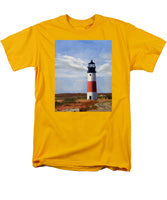 Sankaty Head Lighthouse Nantucket Massachusetts - Men's T-Shirt  (Regular Fit)