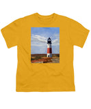 Sankaty Head Lighthouse Nantucket Massachusetts - Youth T-Shirt