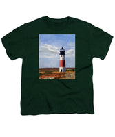 Sankaty Head Lighthouse Nantucket Massachusetts - Youth T-Shirt