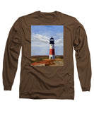 Sankaty Head Lighthouse Nantucket Massachusetts - Long Sleeve T-Shirt