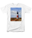 Sankaty Head Lighthouse Nantucket Massachusetts - Men's T-Shirt  (Regular Fit)