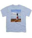 Sankaty Head Lighthouse Nantucket Massachusetts - Youth T-Shirt