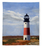 Sankaty Head Lighthouse Nantucket Massachusetts - Blanket