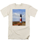 Sankaty Head Lighthouse Nantucket Massachusetts - Men's T-Shirt  (Regular Fit)