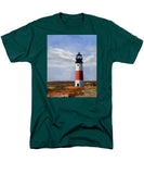 Sankaty Head Lighthouse Nantucket Massachusetts - Men's T-Shirt  (Regular Fit)