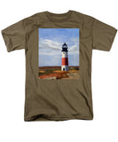 Sankaty Head Lighthouse Nantucket Massachusetts - Men's T-Shirt  (Regular Fit)