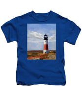 Sankaty Head Lighthouse Nantucket Massachusetts - Kids T-Shirt