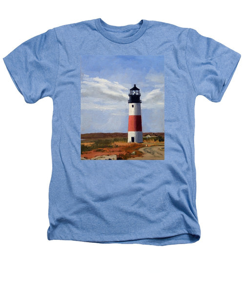 Sankaty Head Lighthouse Nantucket Massachusetts - Heathers T-Shirt