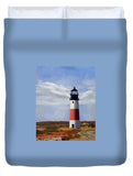 Sankaty Head Lighthouse Nantucket Massachusetts - Duvet Cover