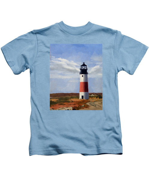 Sankaty Head Lighthouse Nantucket Massachusetts - Kids T-Shirt