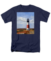 Sankaty Head Lighthouse Nantucket Massachusetts - Men's T-Shirt  (Regular Fit)