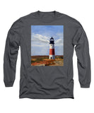 Sankaty Head Lighthouse Nantucket Massachusetts - Long Sleeve T-Shirt