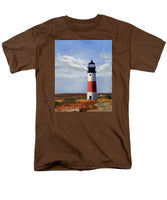 Sankaty Head Lighthouse Nantucket Massachusetts - Men's T-Shirt  (Regular Fit)