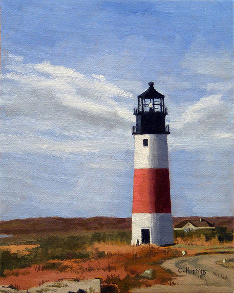 Sankaty Head Lighthouse Nantucket Massachusetts - Art Print