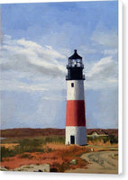 Sankaty Head Lighthouse Nantucket Massachusettse - Canvas Print