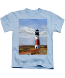 Sankaty Head Lighthouse Nantucket Massachusettse - Kids T-Shirt