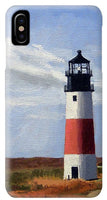 Sankaty Head Lighthouse Nantucket Massachusettse - Phone Case